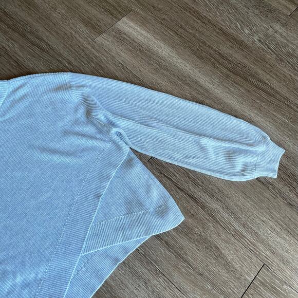 LuluLemon Reversible Crossover Sweater Heathered Core Ultra Light Gray 8 - Picture 11 of 16